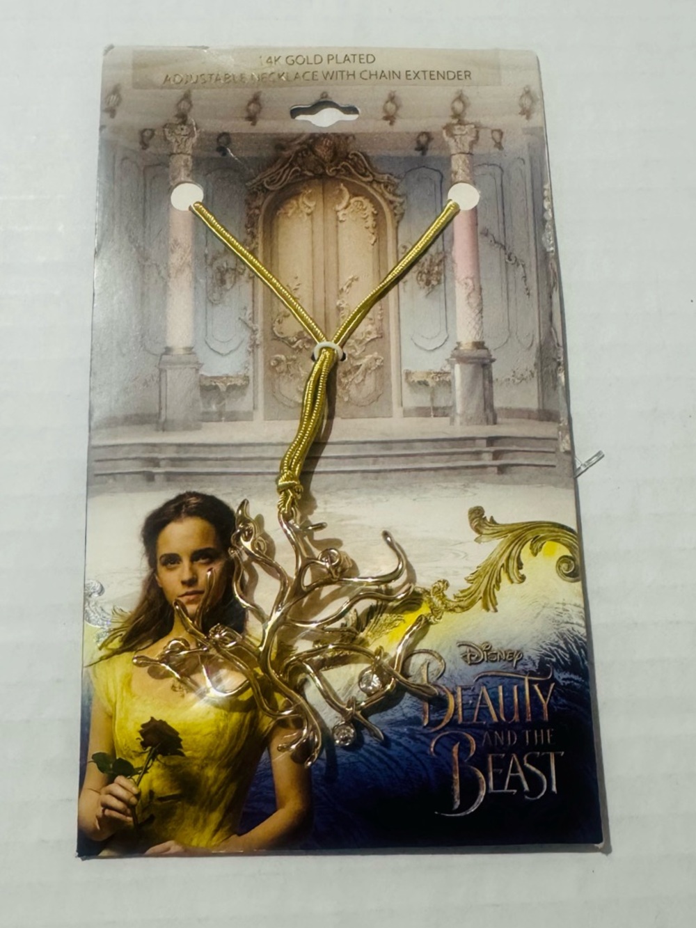 Disney Beauty and the Beast Tree of Life Necklace BNWT